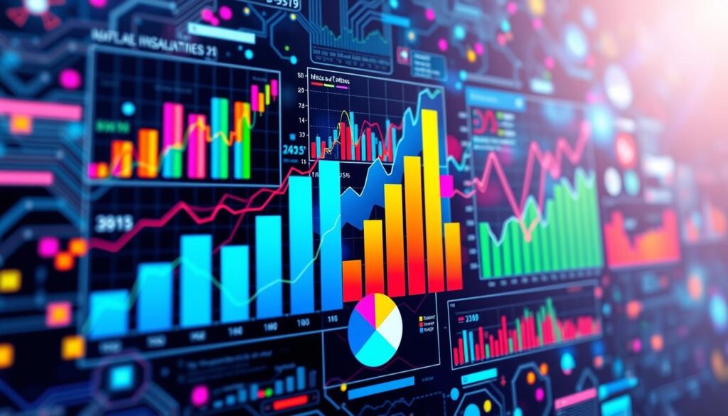 המחשוב החזותי של נתונים בטרנדים שוק